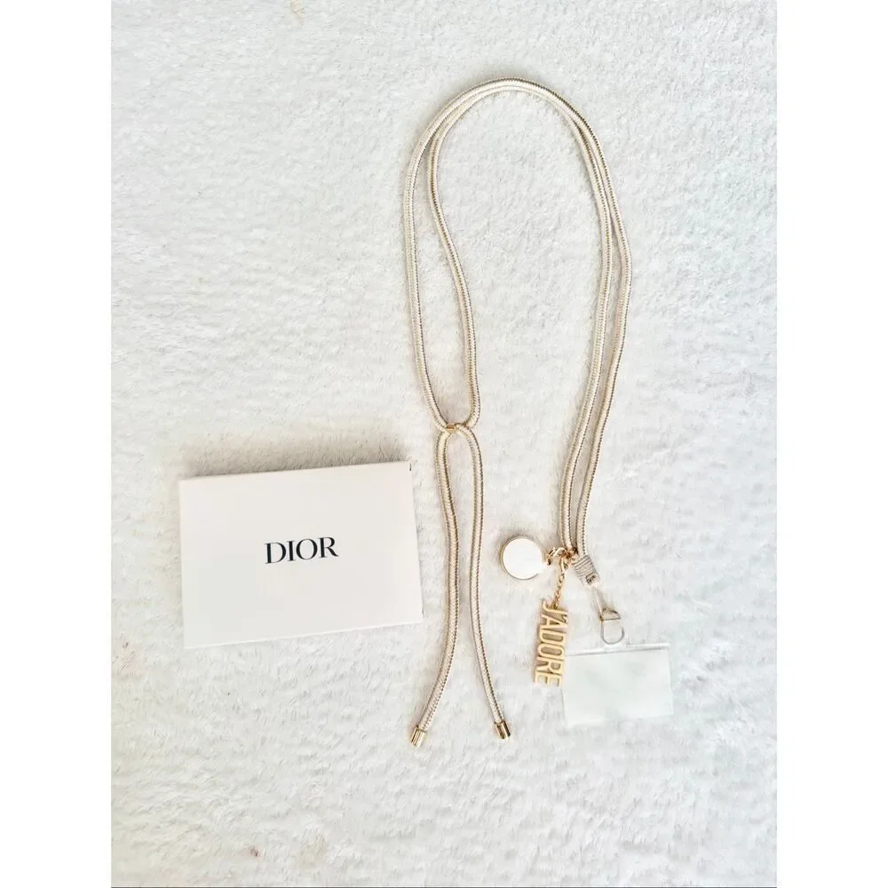 DIOR - J'Adore Phone Strap with charm